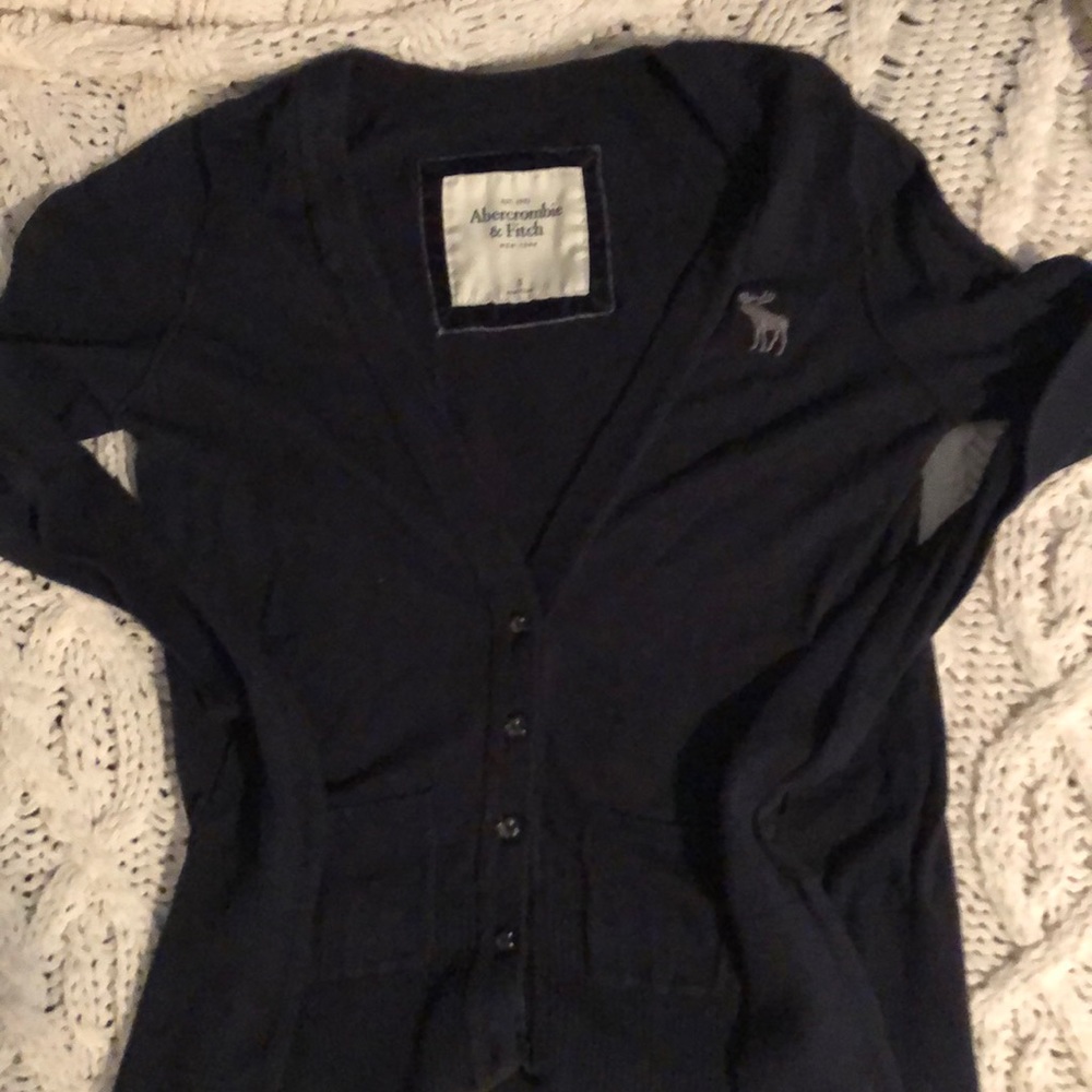 Navy Abercrombie Cardigan